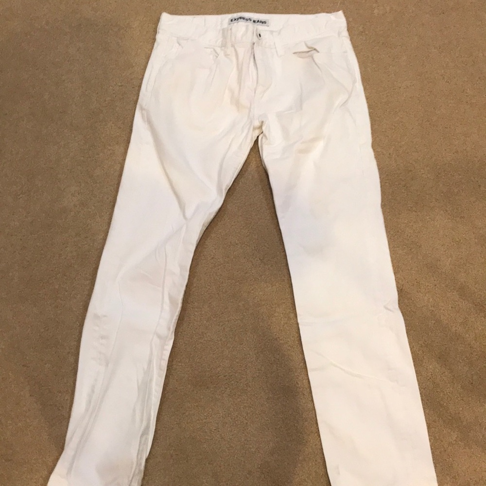Men White Jeans